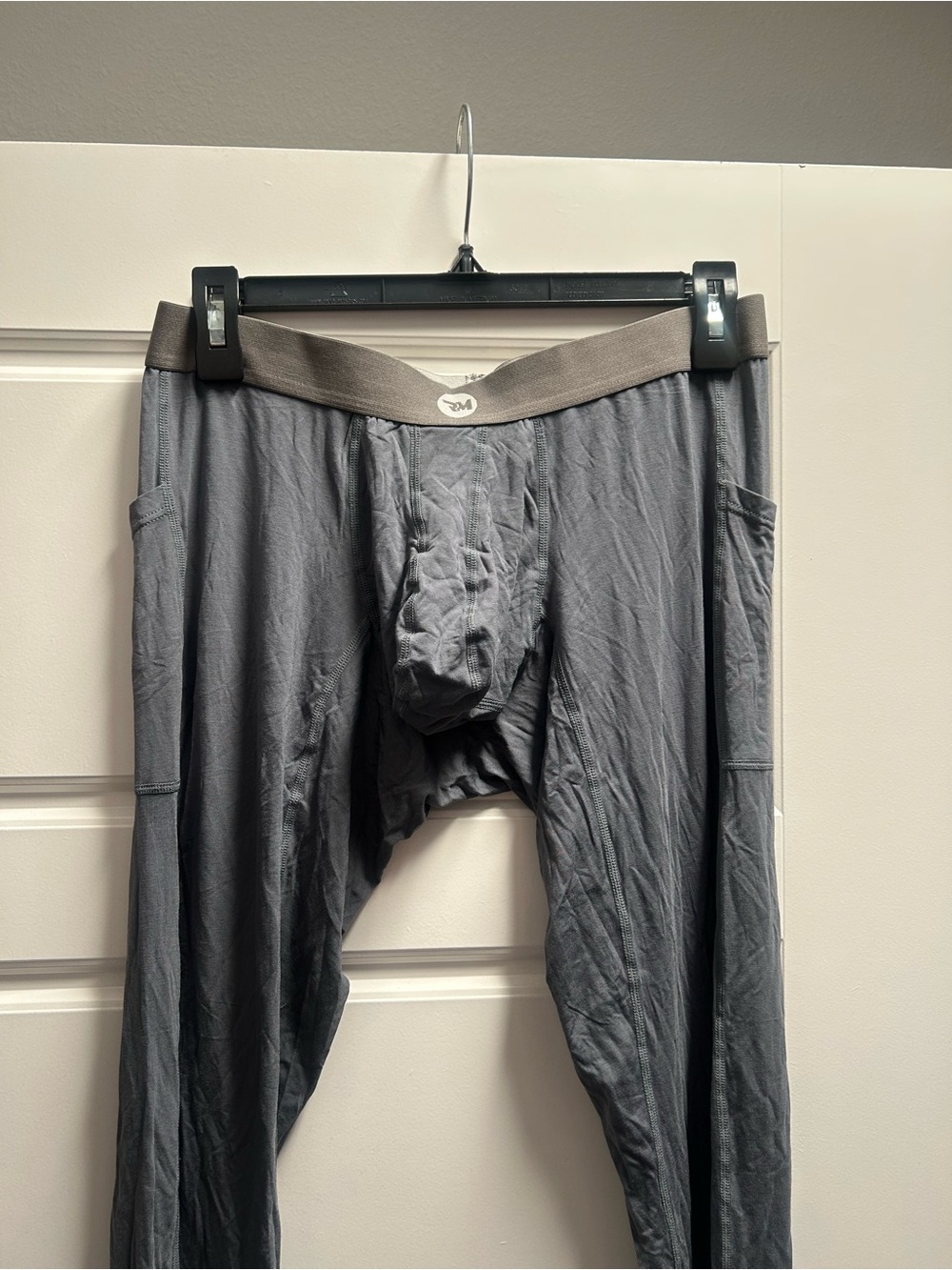 Real Men Apparel men’s Gray tights.  Size large D cup. NWOT